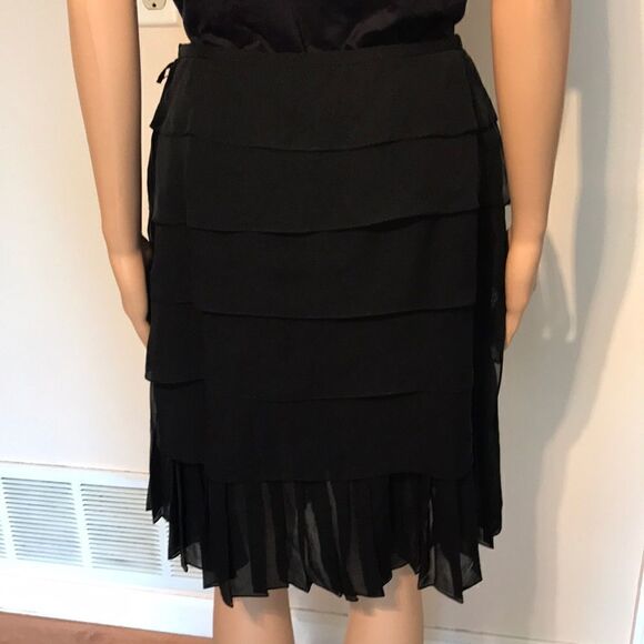 Kay Unger chiffon tiered ruffles skirt - Picture 6 of 7